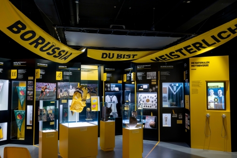 Dortmund : Entrée du BORUSSEUM, le musée du Borussia Dortmund.
