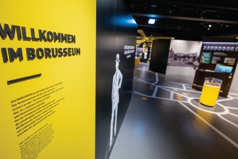 Dortmund: Eingang zum BORUSSEUM - dem Museum von Borussia Dortmund