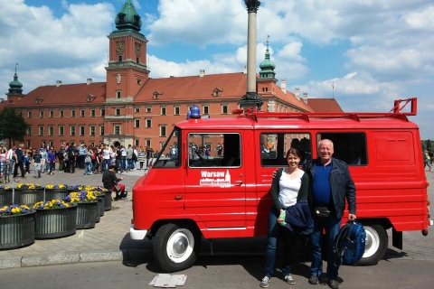 Varsovie : Visite privée des sites classiques avec une voiture d'époque