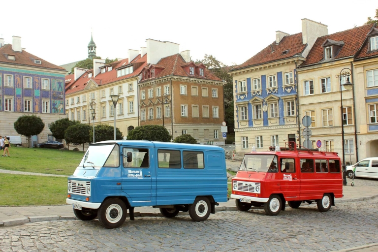 Warszawa: Klasyczne miejsca z prywatną wycieczką zabytkowymi samochodami