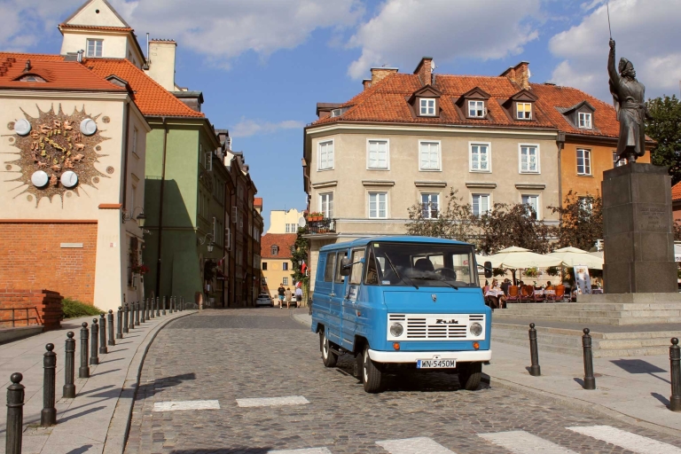 Warszawa: Klasyczne miejsca z prywatną wycieczką zabytkowymi samochodami