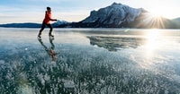 Da Banff, Icefields Parkway & Abraham Lake Ice Bubbles - Hizvo
