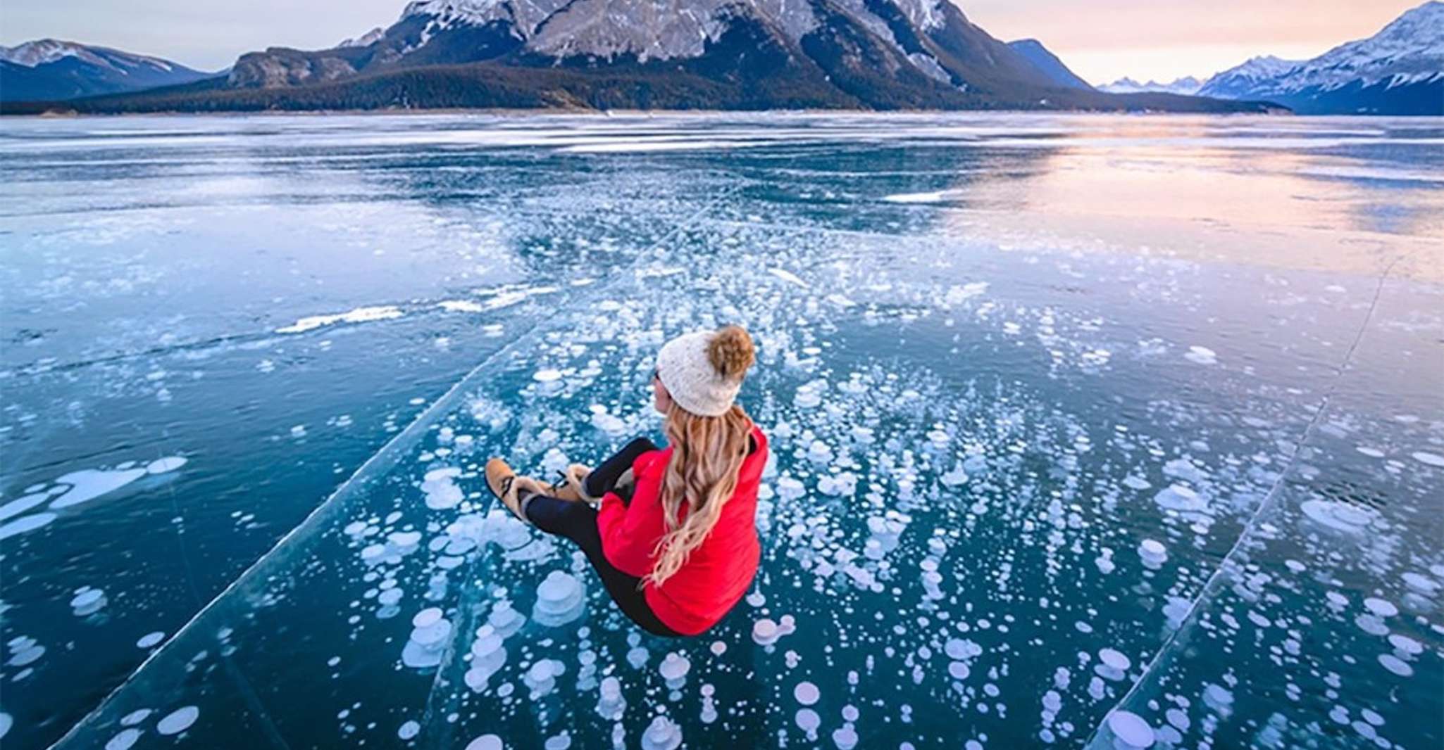 From Banff, Icefields Parkway & Abraham Lake Ice Bubbles - Hizvo