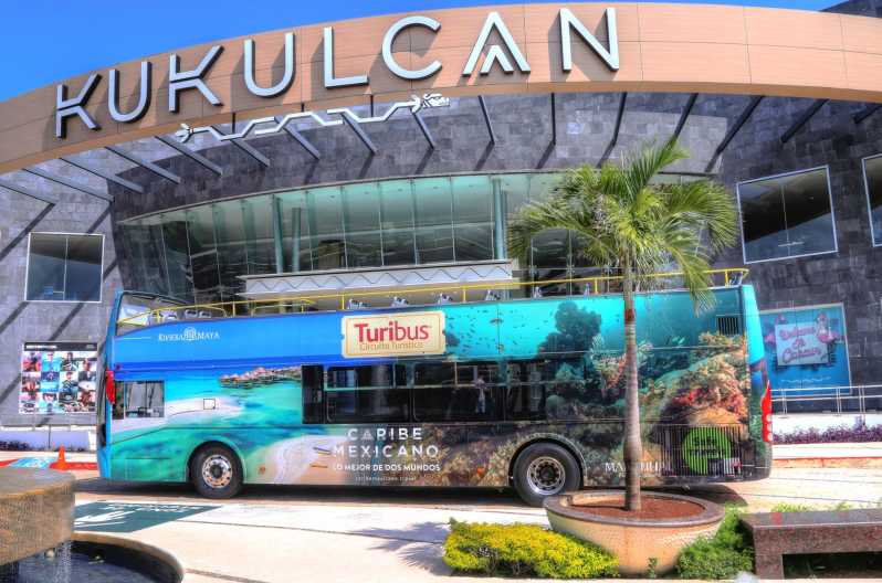 Cancun: Wycieczka Hop-On Hop-Off i bilet do Hard Rock Beach Club