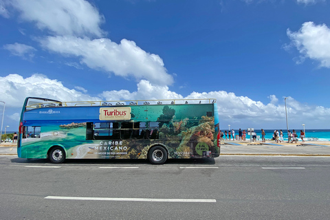 Tour en bus Hop-on Hop-off de Cancun et Hard Rock Beach Club