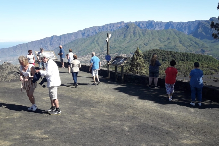 La Palma : Excursión Sur a los volcanes en autobús 4x4Los Cancajos-Parada de autobús de la Farmacia Pick up