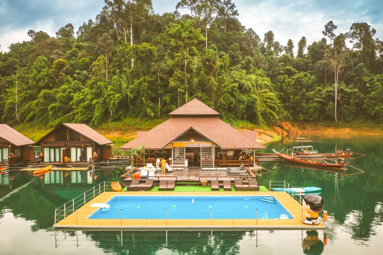 From Phuket: Cheow Lan Lake Overnight Resort Stay with Meals