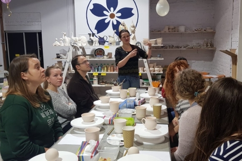 Atelier de céramique - Décoration de poterie de BoleslawiecPortugais