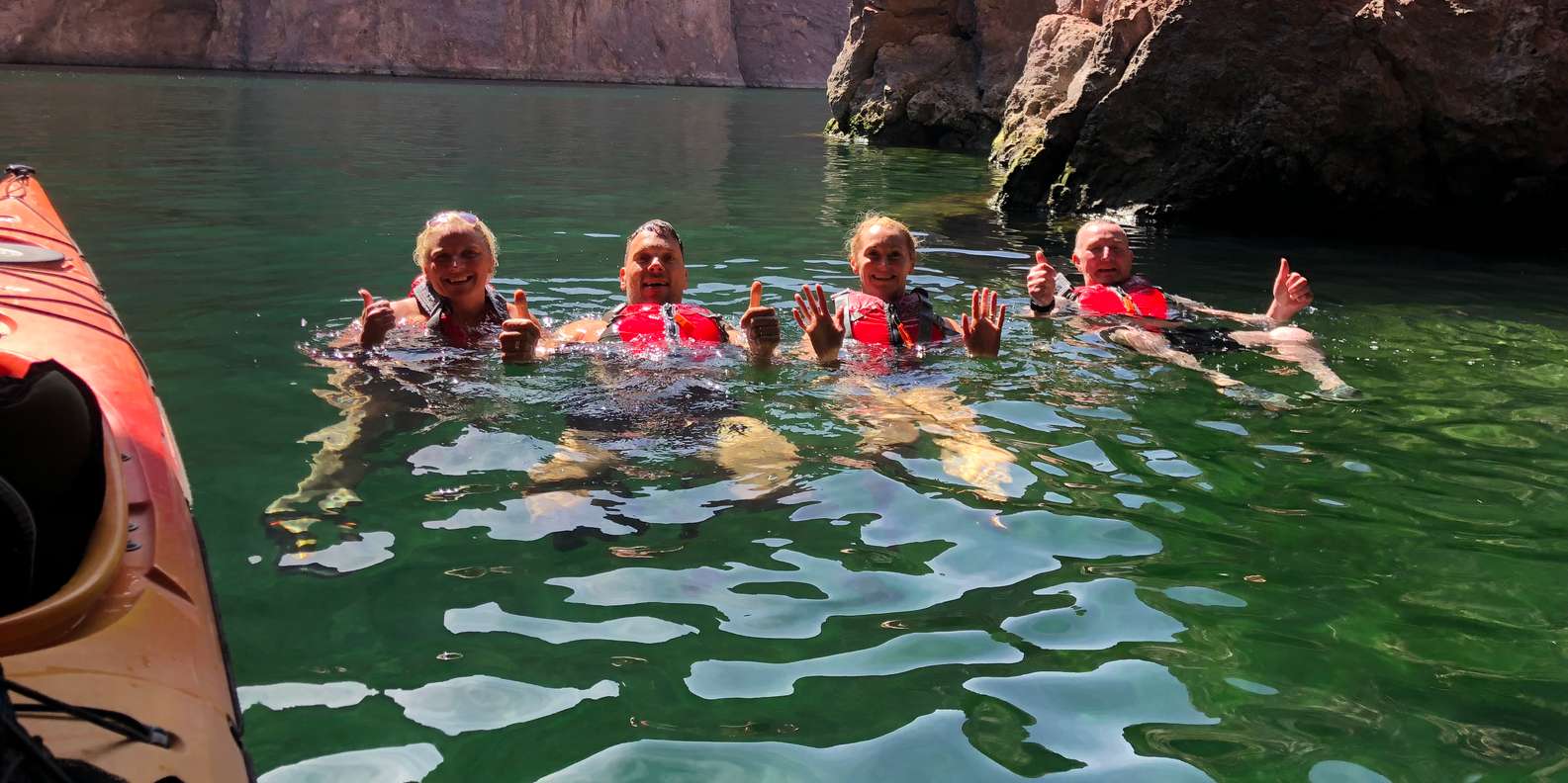 Black Canyon canyon walls, Colorado River — morning paddle