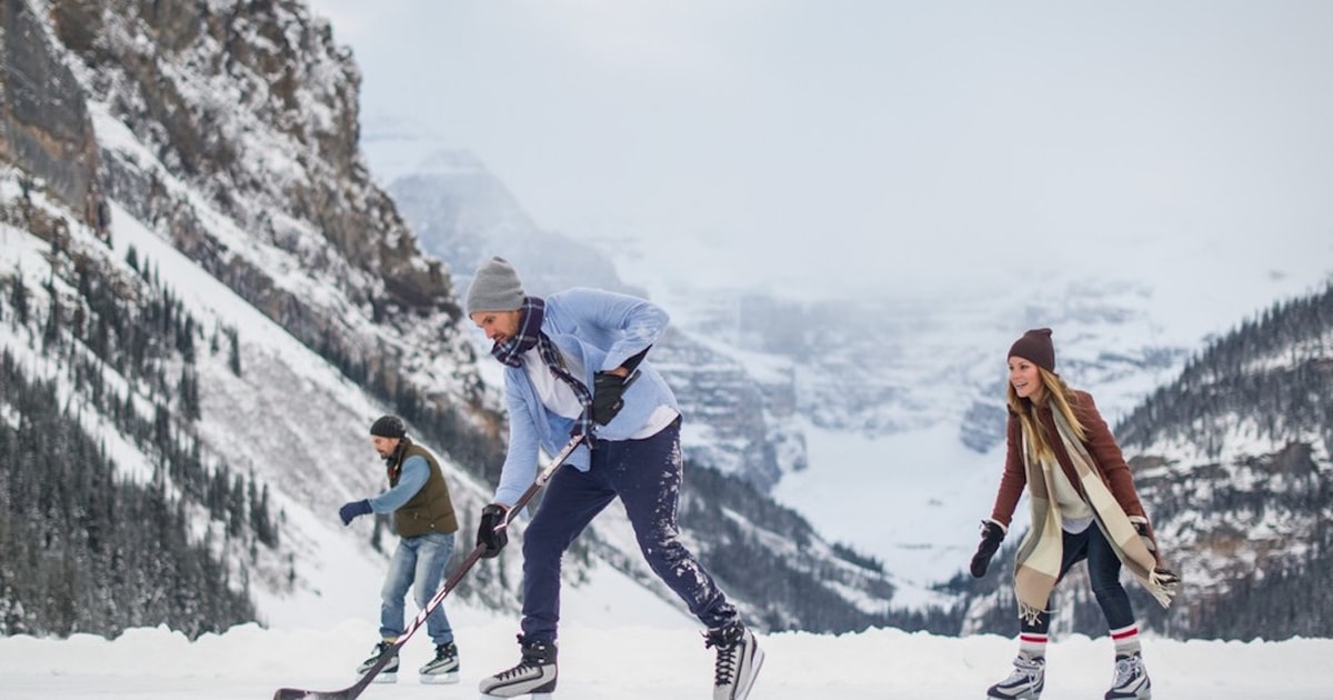 Hiking around a frozen lake in Banff – Indyeva