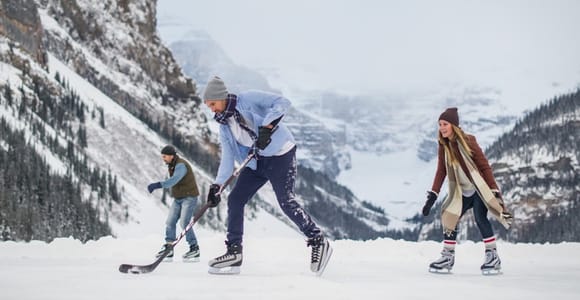 From Banff: Winter Wonderland; Lake Louise & Johnston Canyon