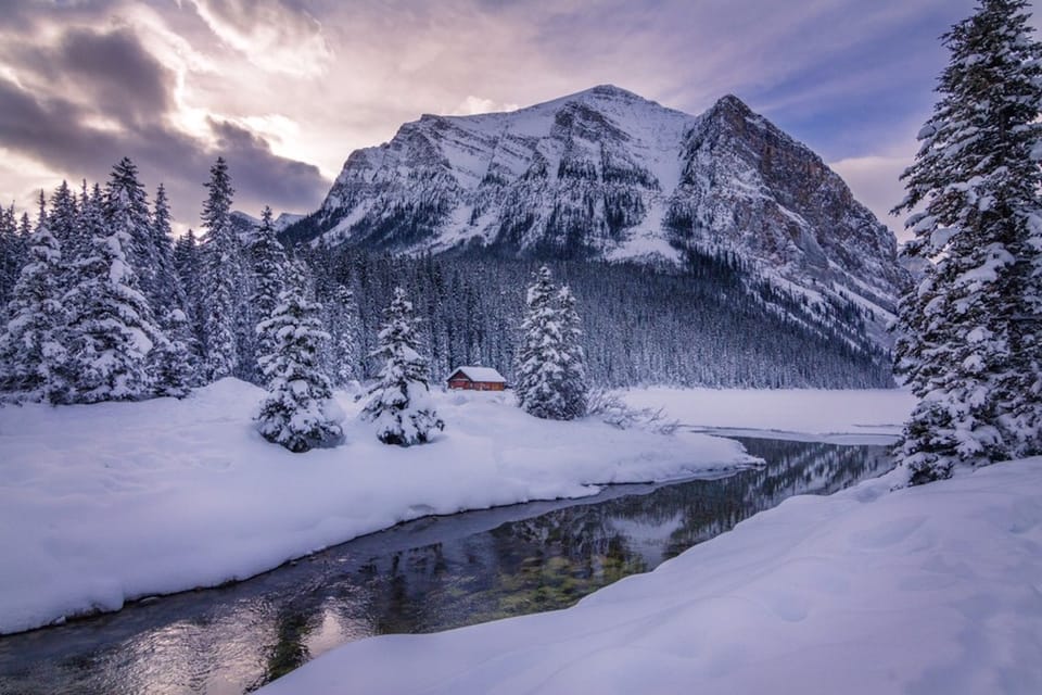 Hiking around a frozen lake in Banff – Indyeva