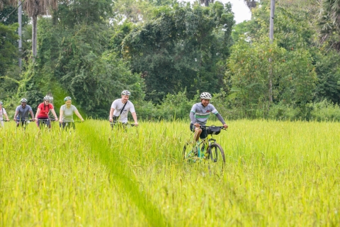 Siem Reap: Radtour durch die Landschaft am Morgen
