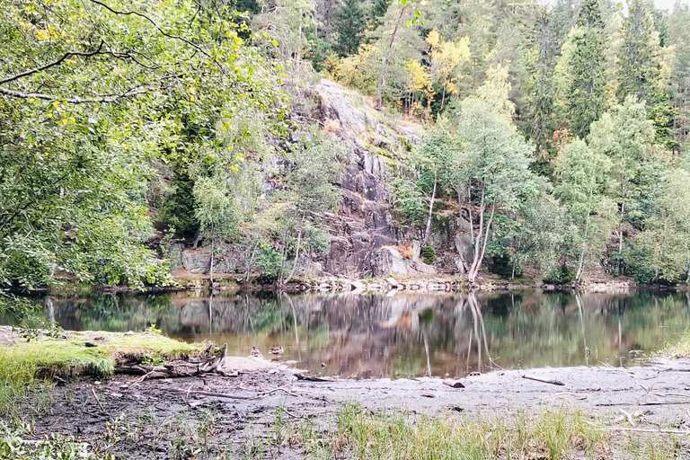 Oslo: Scenic Forest Walk with Coffee and Bonfire Waffles