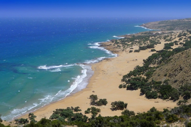 Au départ d'Hérakléion : Excursion d'une journée à la plage de Preveli et à la plage de DamnoniDepuis Agia Pelagia, Lygaria et Fodele