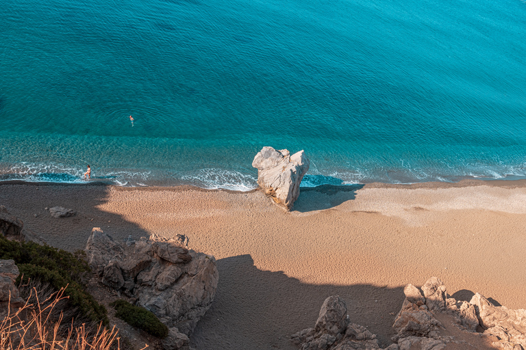 Au départ d'Hérakléion : Excursion d'une journée à la plage de Preveli et à la plage de DamnoniDepuis Agia Pelagia, Lygaria et Fodele