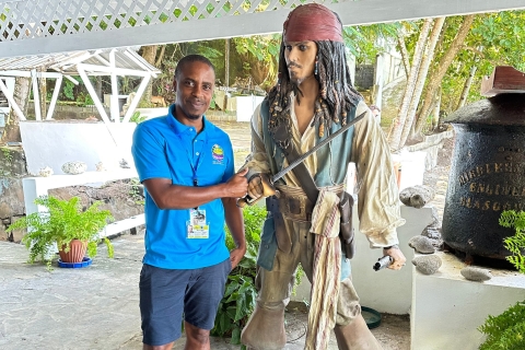Le tour des pirates des Caraïbes et visite de la plage