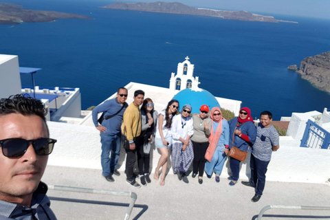 Santorin : tour de l'île en 5 heures avec les points forts de l'îleSantorin : visite guidée de l'île en 5 heures