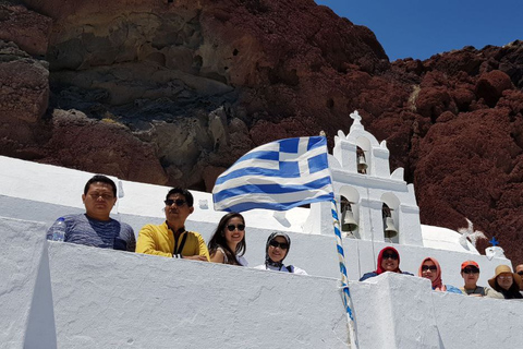 Santorin : tour de l'île en 5 heures avec les points forts de l'îleSantorin : visite guidée de l'île en 5 heures