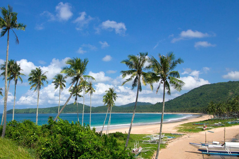 Cidade de El Nido: Traslados de/para Nacpan BeachTraslados de ida da cidade de El Nido para a praia de Nacpan