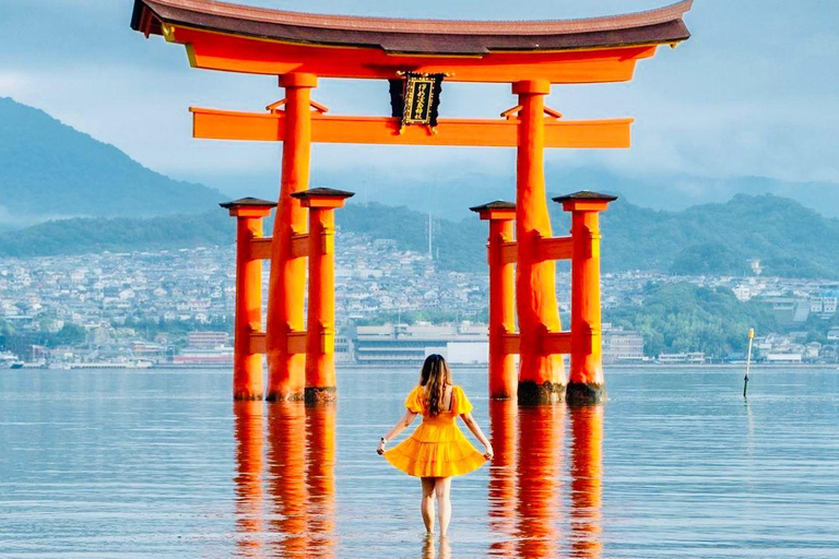 Da Osaka/Kyoto: Tour privato di Hiroshima e Miyajima