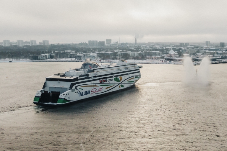 De Tallinn: transfert aller-retour en ferry à HelsinkiBillet aller-retour en ferry avec 6.5 h à Helsinki