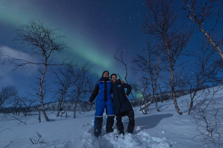 Tromso: Persecución de auroras boreales en autobús en ENG, FR o ESExcursión a la Aurora Boreal con guía de habla inglesa