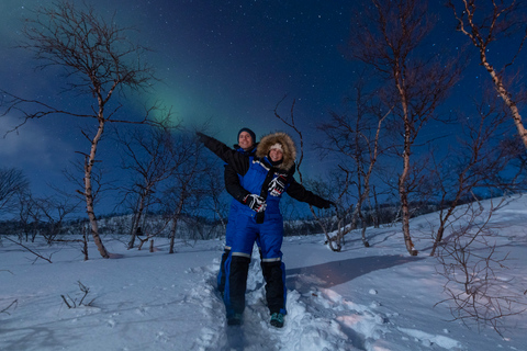 Tromso: Northern Lights Chase per bus in ENG, FR of ESNoorderlichttour met Engelssprekende gids