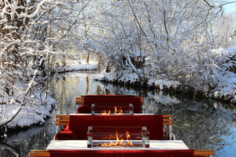 Burg: Spreewald Winterrondvaart met Open haardSpreewald Wintercruise met Open haard