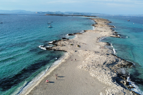 From Ibiza: Island Highlights & Formentera Private Boat Tour