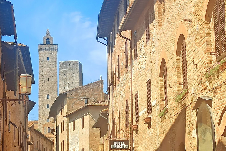 Florence: dégustation de vins de San Gimignano et Chianti avec déjeunerVisite privée du Chianti et de San Gimignano avec déjeuner et dégustation