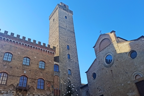 Florence: dégustation de vins de San Gimignano et Chianti avec déjeunerVisite privée du Chianti et de San Gimignano avec déjeuner et dégustation