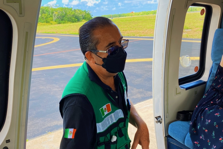 Cancún: 15-minutowa wspólna panoramiczna wycieczka helikopterem