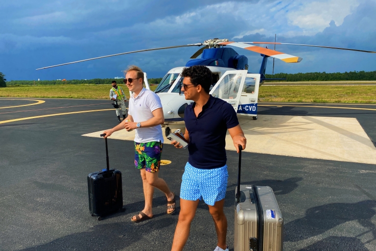 Cancún: 15-minutowa wspólna panoramiczna wycieczka helikopterem