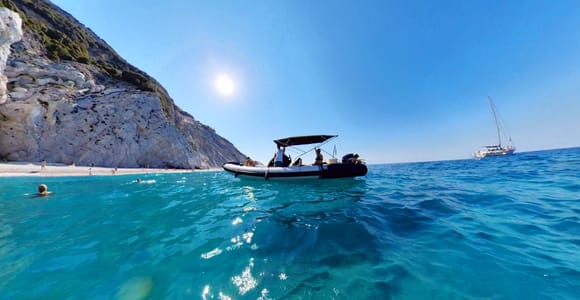 Skiathos: Private Day Cruise with a Speed Boat around island