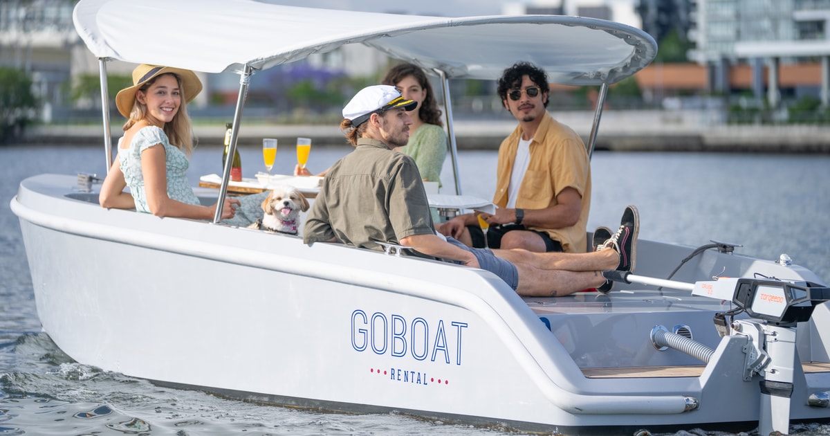 Geelong Electric Picnic Boat Rental at Geelong Waterfront GetYourGuide