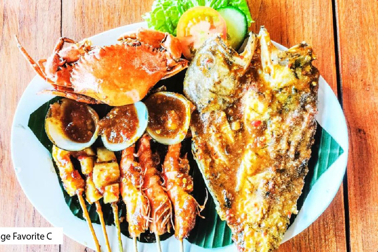 New Dewata Café: Seafood Dinner in Jimbaran Bali Package Favorite A