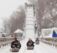 Quebec City, Old Quebec Toboggan Ride with Hot Chocolate - Hizvo