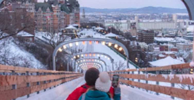 Quebec City Old Toboggan Ride with Hot Chocolate GetYourGuide