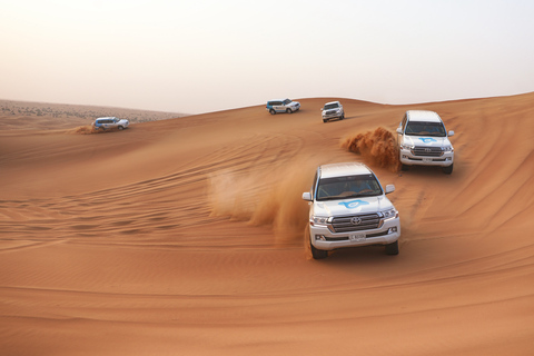 From Dubai: Red Dunes and Camel Safari with Overnight Camp Shared Tour with Private Tent