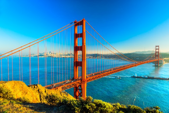 Visit San Francisco Self-Driving Tour via the Golden Gate Bridge in San Francisco, California
