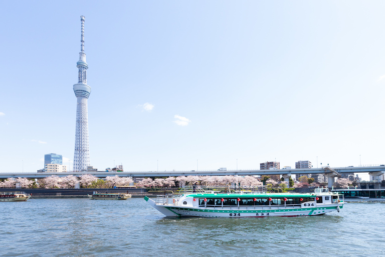 Fiume Sumida: Crociera con cena tradizionale giapponese YakatabuneCena giapponese standard