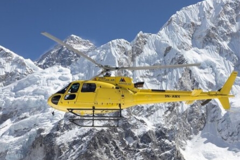 Kathmandu/Lalitpur: Prywatna wycieczka helikopterem po Everest
