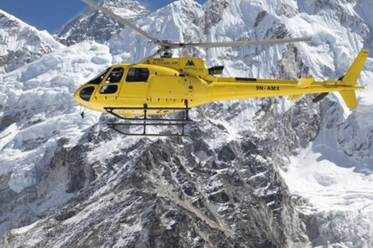 Katmandú/Lalitpur: Excursión privada en helicóptero por el Everest