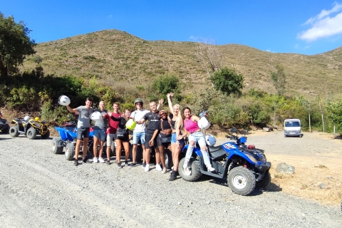 Malaga: 2-godzinna 2-osobowa wycieczka quadem z przewodnikiem w MijasMalaga: Przygoda z przewodnikiem na quadach w górach Mijas