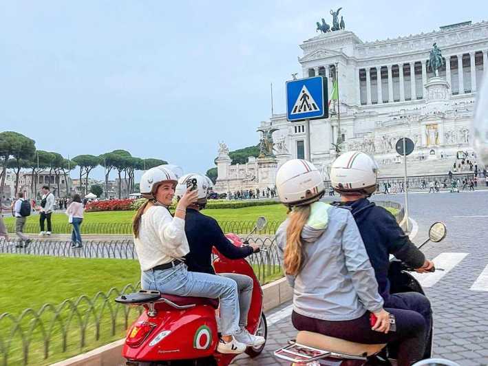 Rome Vespa Half-Day Tour with Private Driver
