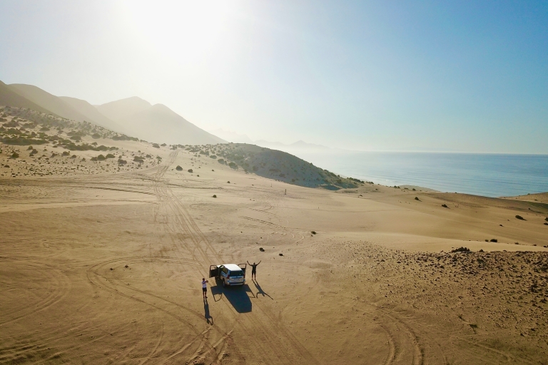 Fuerteventura: zandduinen van het Zuidereiland en jeeptour bij zonsondergang