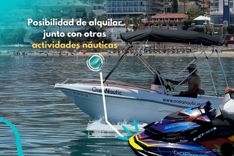 Desde Málaga: Alquiler de barcos sin licencia en MálagaAlquiler de barco 4 horas