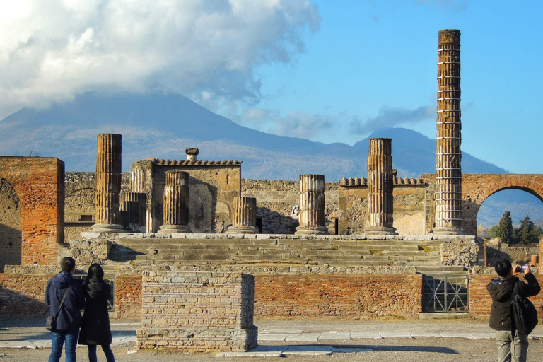 From Naples: Pompeii and Herculaneum Half-Day Private TripPrivate Pompeii and Herculaneum Tour by Car