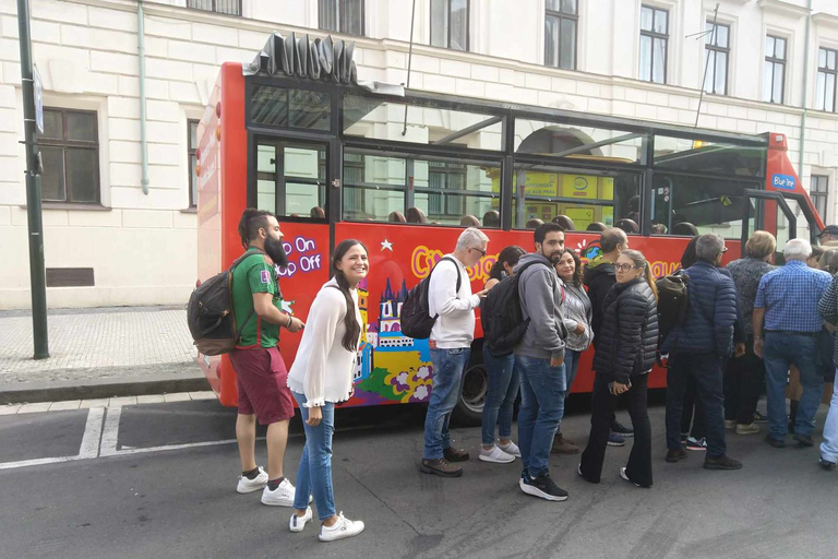 Prague: City Sightseeing HOHO Bus Tour &amp; Optional Boat Tour24-Hour Bus Ticket